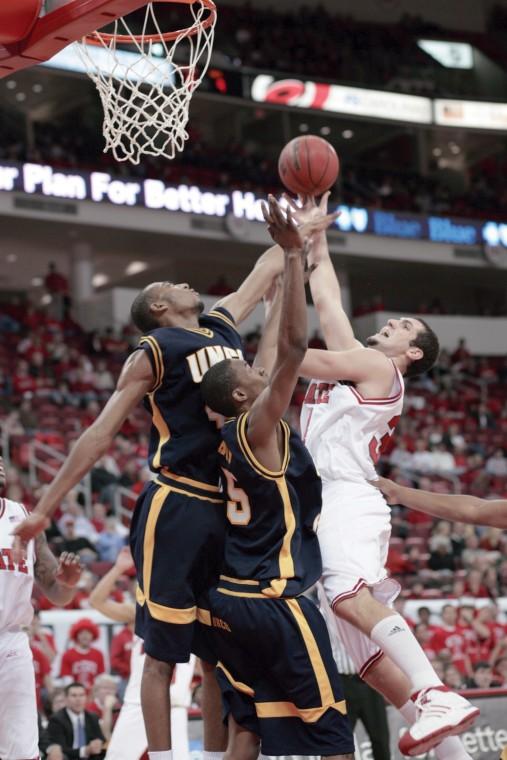 Senior forward Ben McCauley recorded 17 points and 15 rebounds against the Spartans Sunday