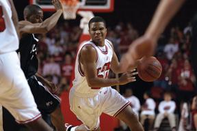 Freshman Julius Mays learned to play basketball from his four older sisters.