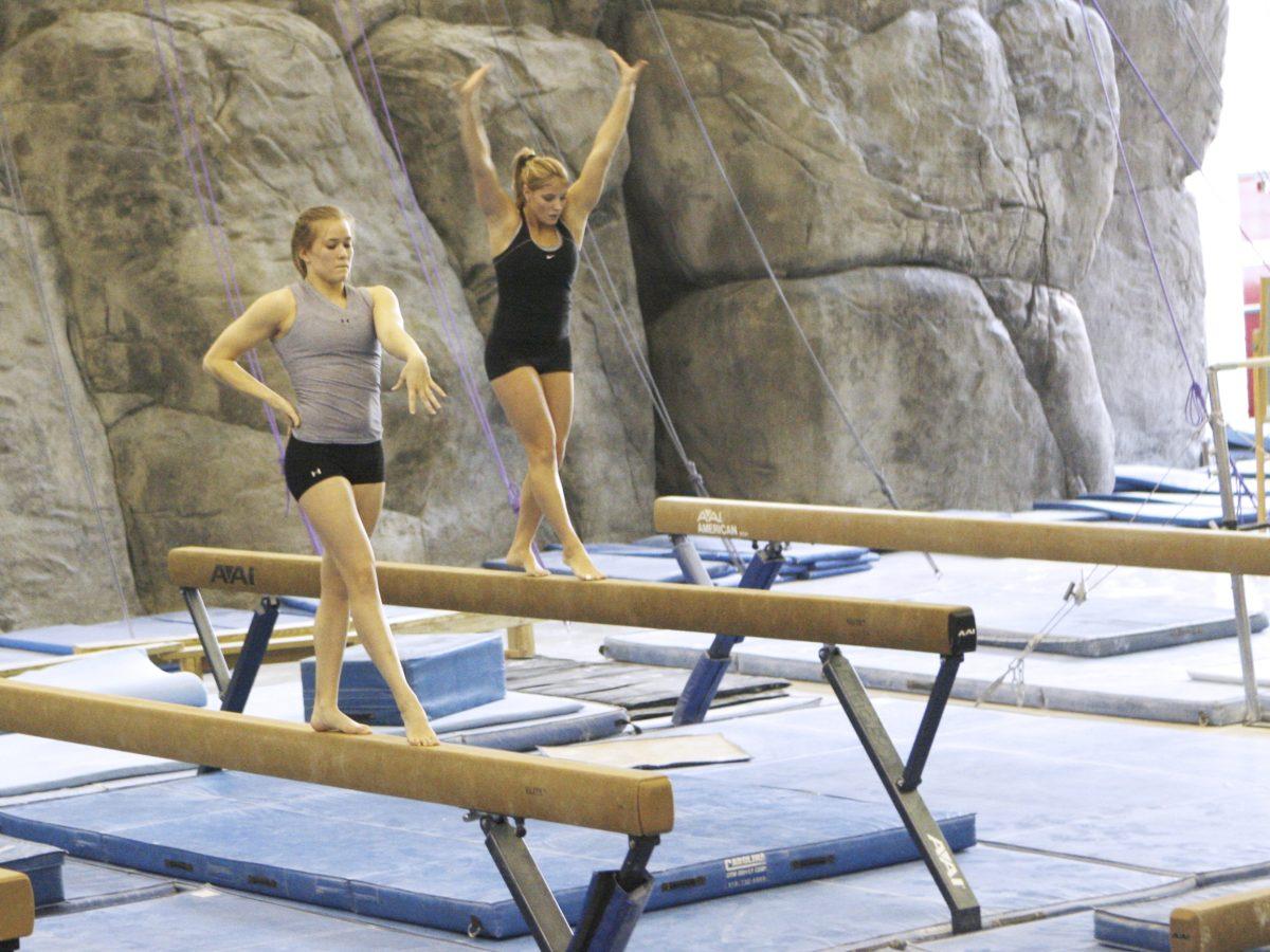 The gymnastics team begins its season Friday in Reynolds Coliseum
