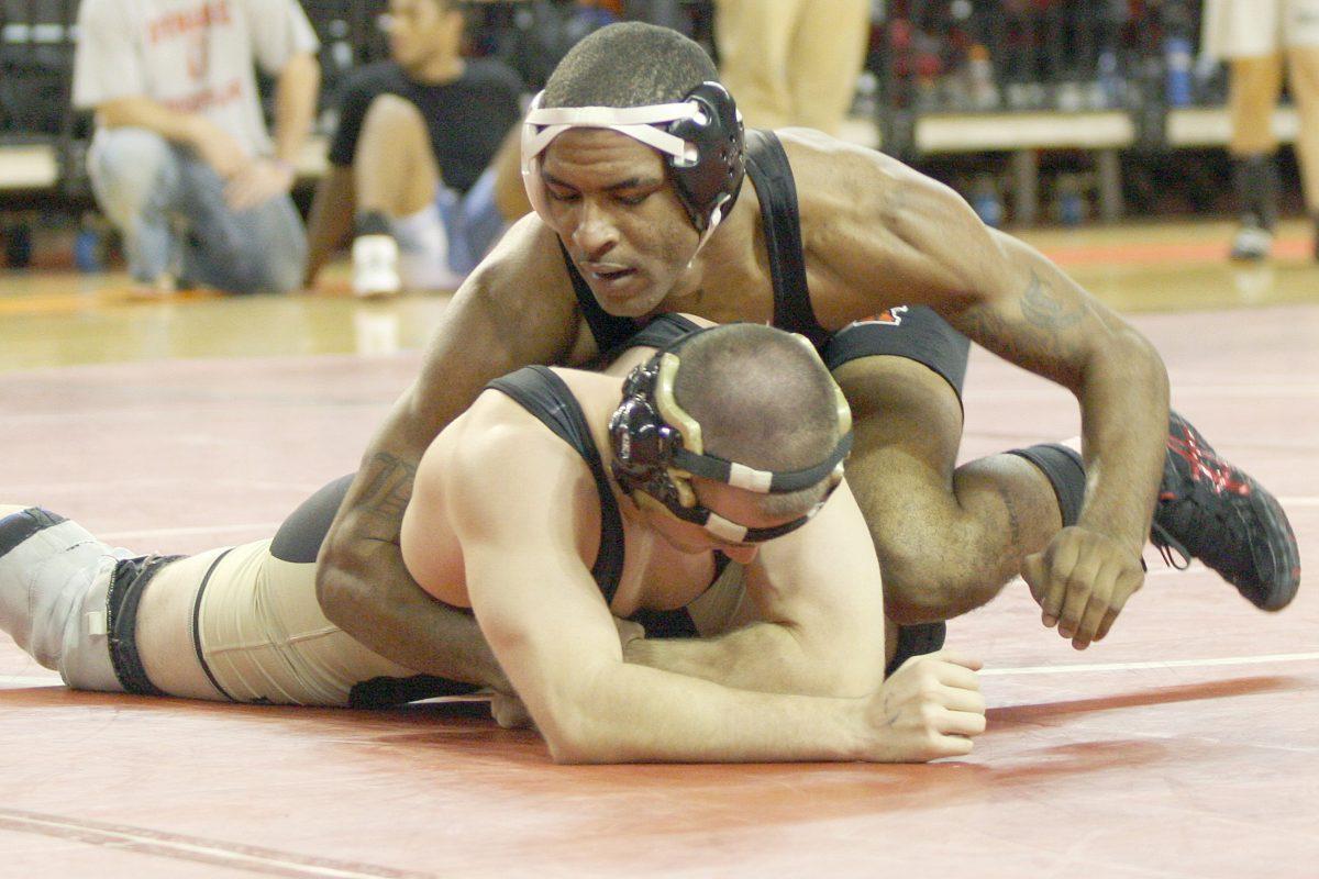 Darrion Caldwell, who coined the term, "the duo," is on pace to shatter N.C. State's career pins record.