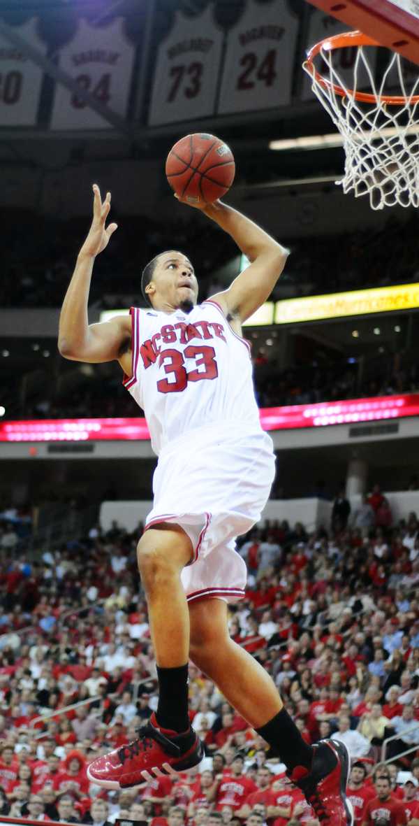 Redshirt junior Brandon Costner had a game-high 23 points against Wake Forest.