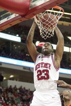Sophomore power forward Tracy Smith had 13 points and seven rebounds in the win against Virginia Saturday.
