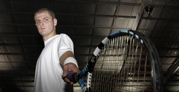 Junior Frideric Prandecki was able to pursue tennis through a sponsorship with the Marty Hennessy Junior Tennis Foundation in Las Vegas, Nev.