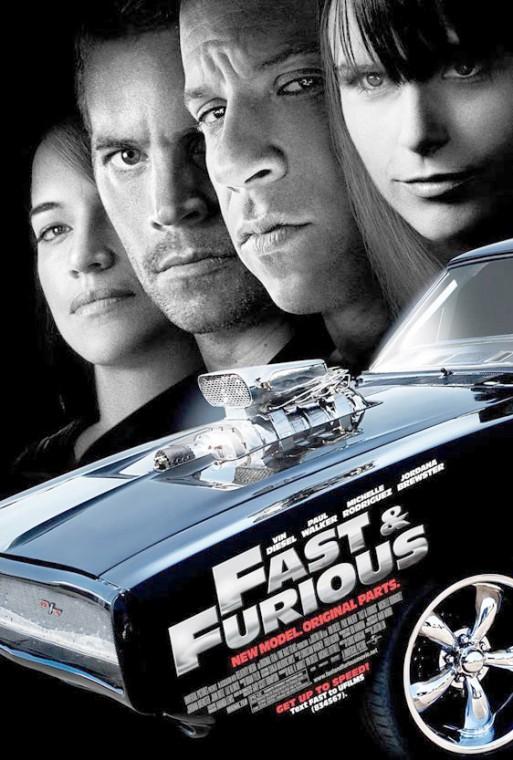 Movie poster for 'Fast &amp; Furious'