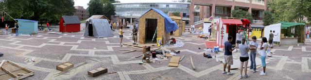 This year's Shack-a-Thon event will have student-built shacks dispersed around the bubble.