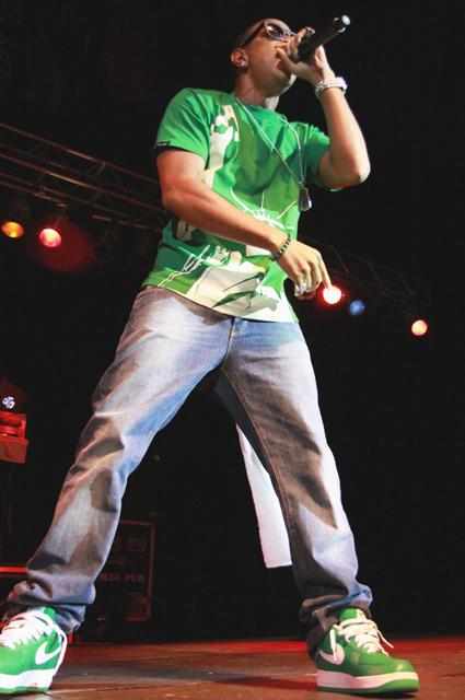 Ludacris performs for a packed Reynolds Coliseum Friday, Sept. 17, 2010. Over 3,600 free tickets were handed out to students, faculty and staff. Photo by Marisa Akers