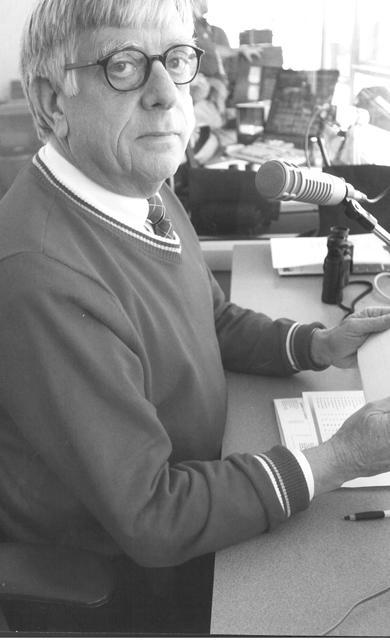 Ed Funkhouser announces the football game against North Carolina on Nov. 28, 2009. The team defeated UNC, 28-27. Photo taken by Luis Zapata.