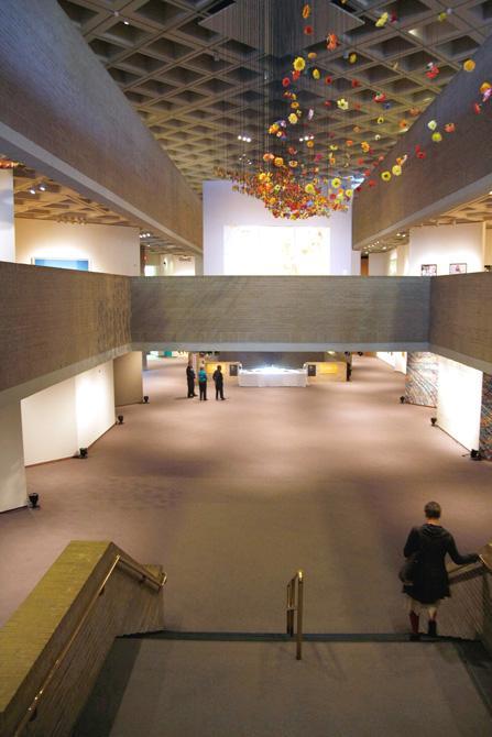 The exibition hall in the East building of the N.C. Museum of Art opens to the Rembrandt in America exhibit. The exhibit open Sunday and features 30 autographed Rembrandt paintings from across America. Photo by Tim O'Brien