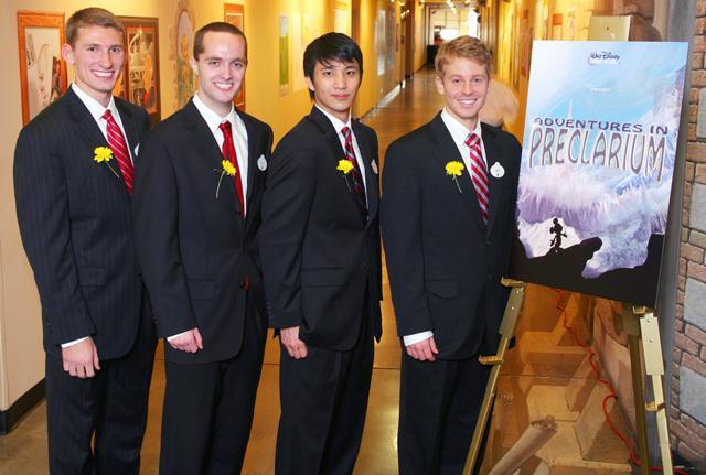 The members of the Disney Imagineering ImagiNations team won $3,000 for first place. Photo courtesy of Gary Kreuger.