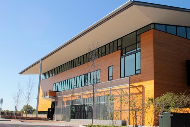The newly-completed Center for Architecture and Design, designed by Frank Harmon Architects is complete after an eight year journey of planning and building. The building had its "Green and Grand opening" on March 17 and is located at 14 E. Peace st. Photo by