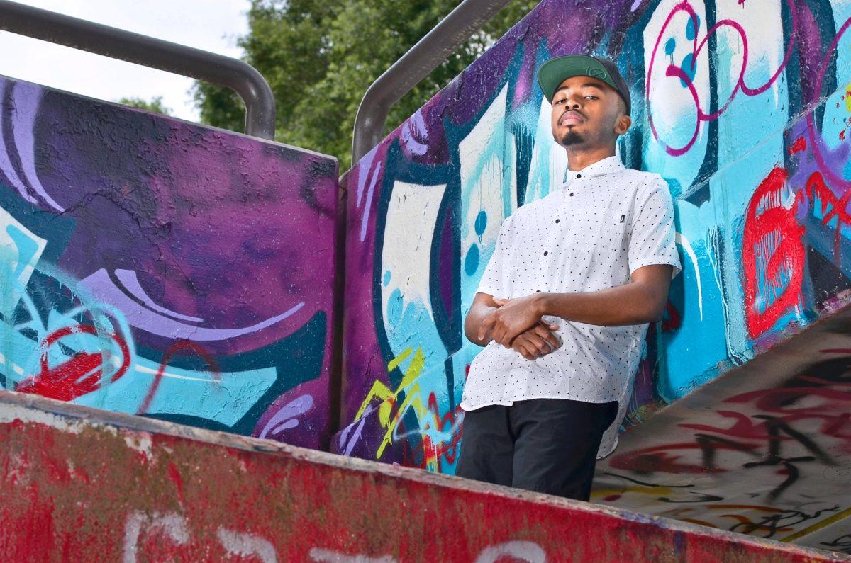 Raleigh-based hip-hop Morris Wayne Ricks II, otherwise known as King Mez, released his latest album, My Everlasting Zeal, on June 20. Photo by Charlie Harless