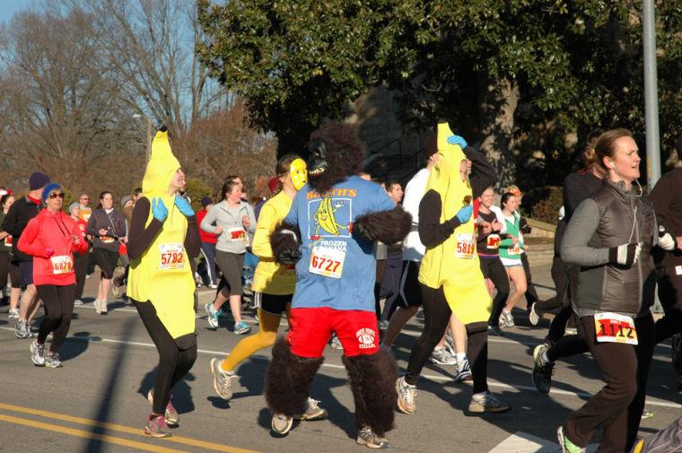 The 9th annual running of the Krispy Kreme Challenge took place Saturday, Feb. 9, 2013. All proceeds go to benefit the North Carolina Children's Hospital.