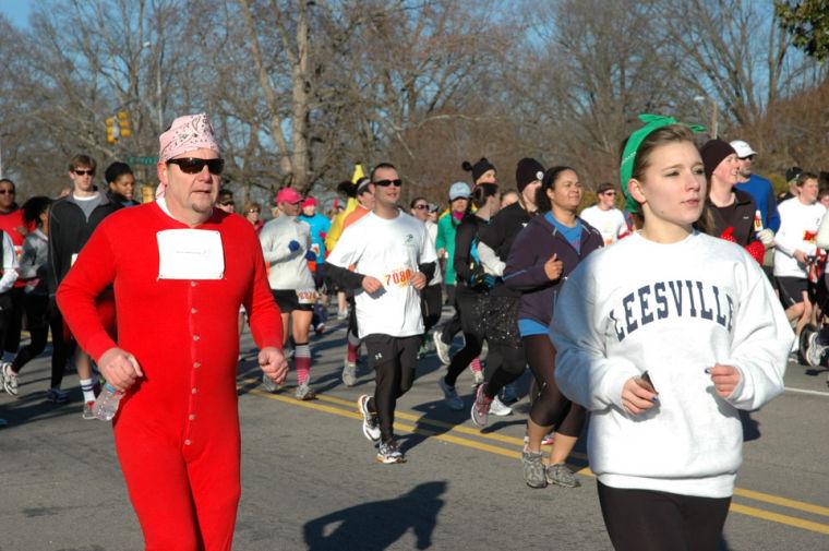 The 9th annual running of the Krispy Kreme Challenge took place Saturday, Feb. 9, 2013. All proceeds go to benefit the North Carolina Children's Hospital.
