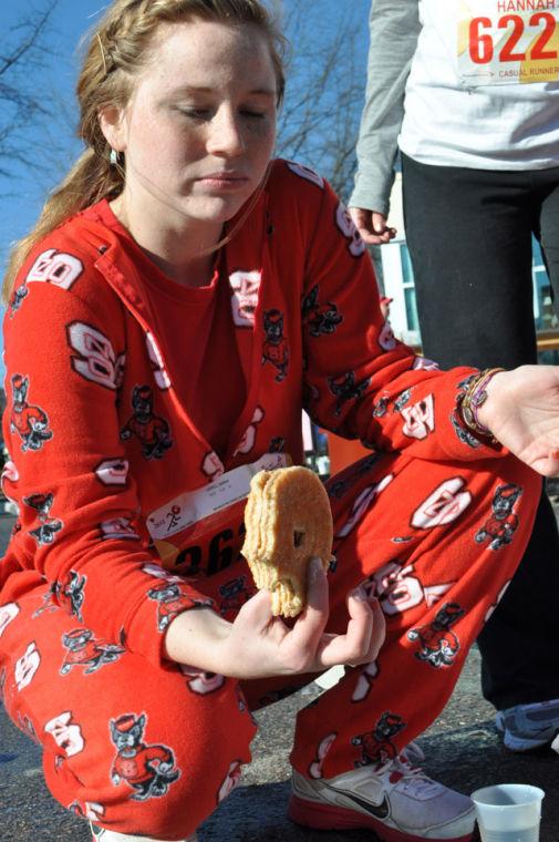 The 9th annual running of the Krispy Kreme Challenge took place Saturday, Feb. 9, 2013. All proceeds go to benefit the North Carolina Children's Hospital.