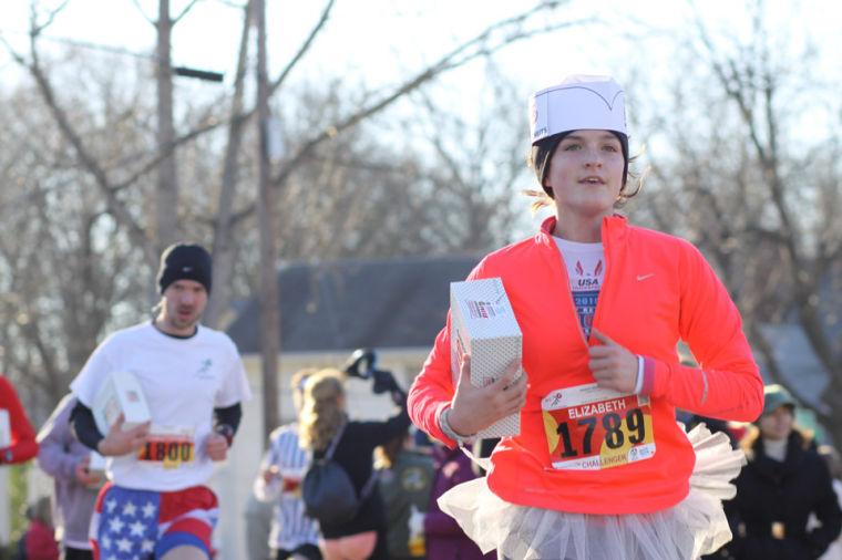 The 9th annual running of the Krispy Kreme Challenge took place Saturday, Feb. 9, 2013. All proceeds go to benefit the North Carolina Children's Hospital.