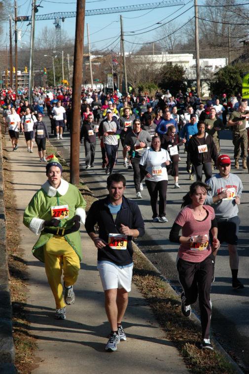 The 9th annual running of the Krispy Kreme Challenge took place Saturday, Feb. 9, 2013. All proceeds go to benefit the North Carolina Children's Hospital.
