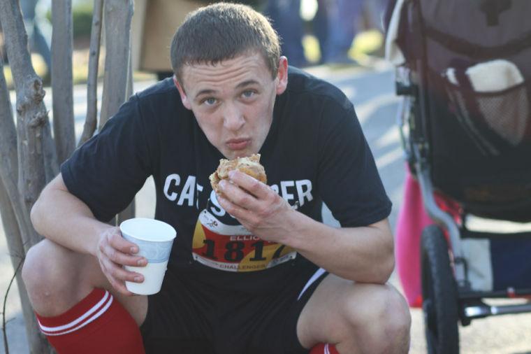 The 9th annual running of the Krispy Kreme Challenge took place Saturday, Feb. 9, 2013. All proceeds go to benefit the North Carolina Children's Hospital.