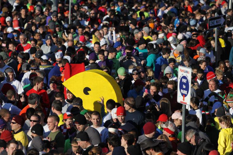 The 9th annual running of the Krispy Kreme Challenge took place Saturday, Feb. 9, 2013. All proceeds go to benefit the North Carolina Children's Hospital.