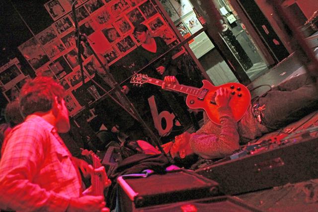 Spider Bags headline the second night of Double Barrel Benefit on Saturday Feb. 2. This was the tenth anniversary of the benefit concert which raises money for N.C. State's radio station WKNC.&#160;