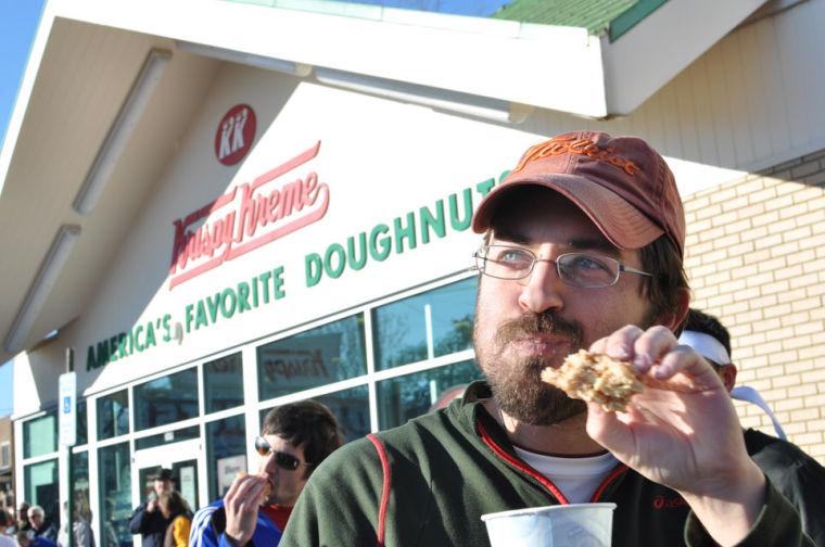 The 9th annual running of the Krispy Kreme Challenge took place Saturday, Feb. 9, 2013. All proceeds go to benefit the North Carolina Children's Hospital.