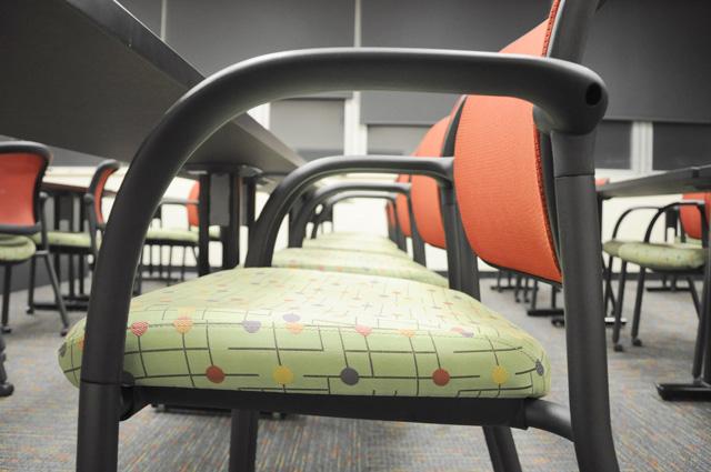 The N.C. State Office of Sustainability has renovated several buildings and rooms around campus with the goal of making them more efficient. Photo by Chris Rupert