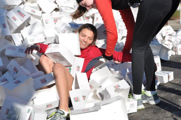 The 9th annual running of the Krispy Kreme Challenge took place Saturday, Feb. 9, 2013. All proceeds go to benefit the North Carolina Children's Hospital.