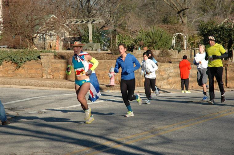 The 9th annual running of the Krispy Kreme Challenge took place Saturday, Feb. 9, 2013. All proceeds go to benefit the North Carolina Children's Hospital.
