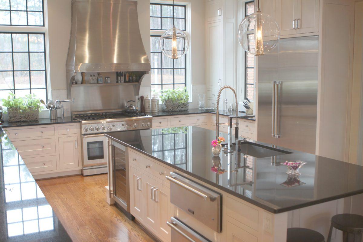 New kitchen in the Chancellor's Mansion on Centennial Campus
