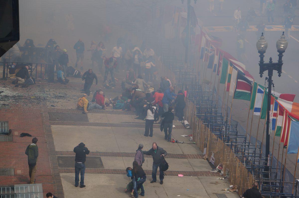 At least three people died in explosions Monday afternoon at the Boston Marathon.&#160;