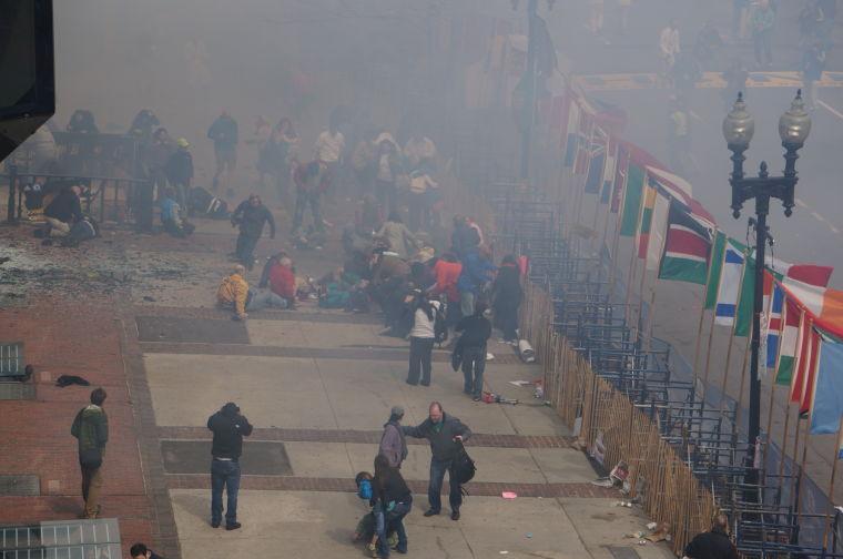 At least three people died in explosions Monday afternoon at the Boston Marathon.&#160;