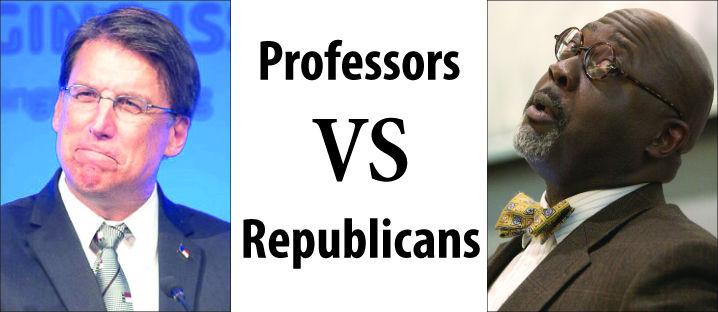 Several professors from public and private universities across the state met to discuss the &#8220;extreme right-wing agenda&#8221; being pushed by the republican supermajority in the North Carolina state government. The professors met at Duke University on Thursday, March 28, at a public forum called &#8220;Save our State.&#8221;