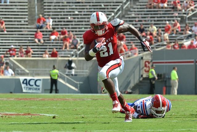 N.C. State wins their season opener at home against Louisiana Tech 40-14 in Carter-Finley Stadium Saturday Aug. 31, 2013. The game marked the beginning of new head coach Dave Doeren's time at N.C. State.