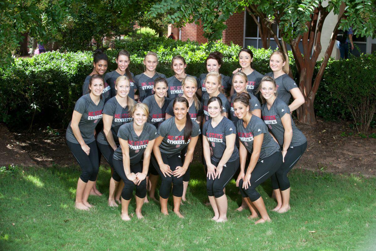 Senior gymnast Hannah Fallanca helped the Wolfpack win the 2012 EAGL Conference Championship.&#160;Photo courtesy of Kenneth Martin
