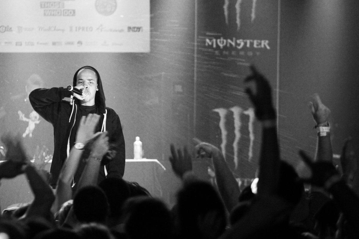 Earl Sweatshirt performs at Lincoln Theatre for Hopscotch Music Festival on Friday Sept 6. Photo by Katherine Hoke