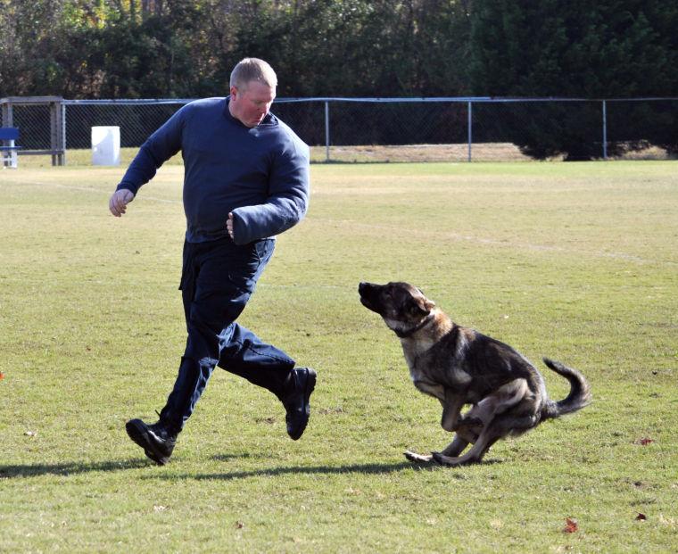 The K-9 unit trains for 10 hours every other Tuesday.
