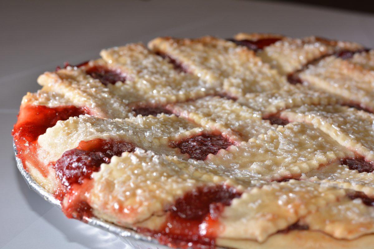 PieBird offers seasonal fruit pies, such as this strawberry pie.