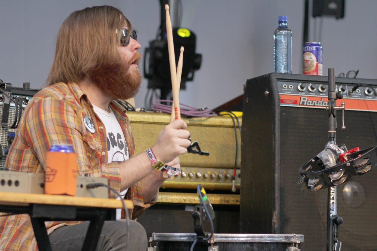 The Lollipops perform at Raleigh City Plaza for Hopscotch Music Festival on Saturday Sept 7. Photo by Katherine Hoke