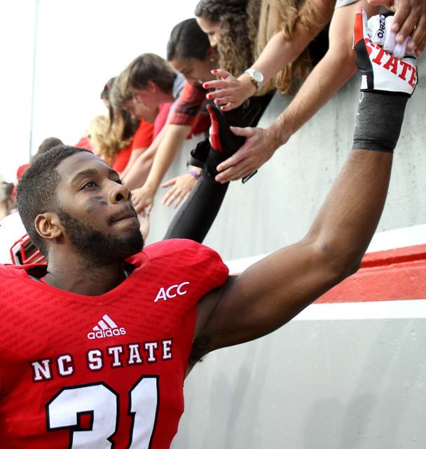 N.C. State defeats Central Michigan 48-14 in Carter-Finley Stadium Saturday, Sept. 28, 2013.