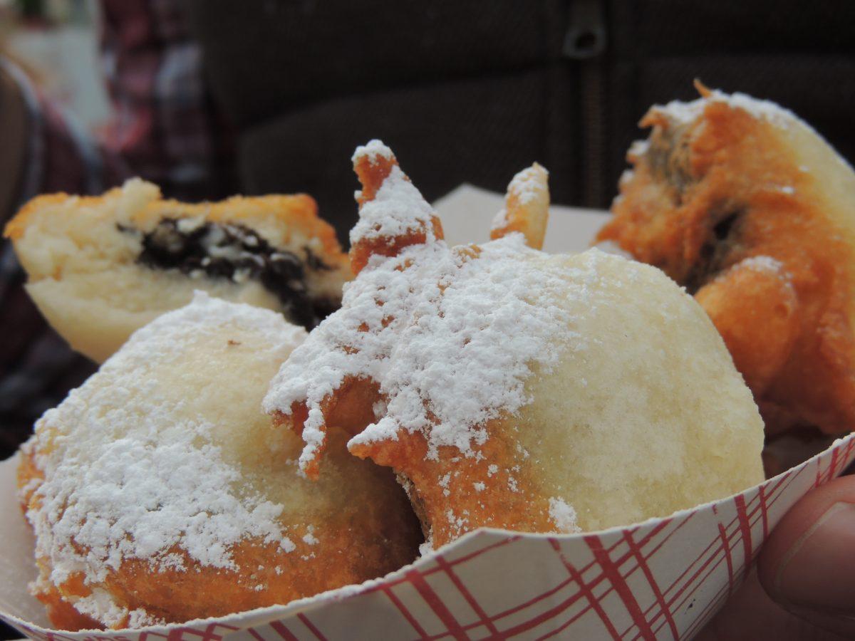A fair-food favorite is fried oreos. They come in the traditional or red-velvet dough .