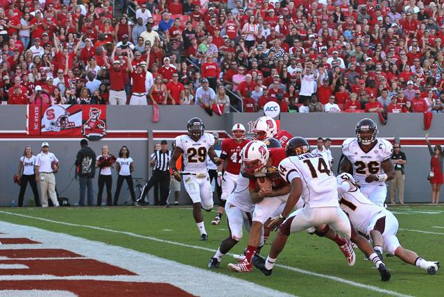N.C. State defeats Central Michigan 48-14 in Carter-Finley Stadium Saturday, Sept. 28, 2013.