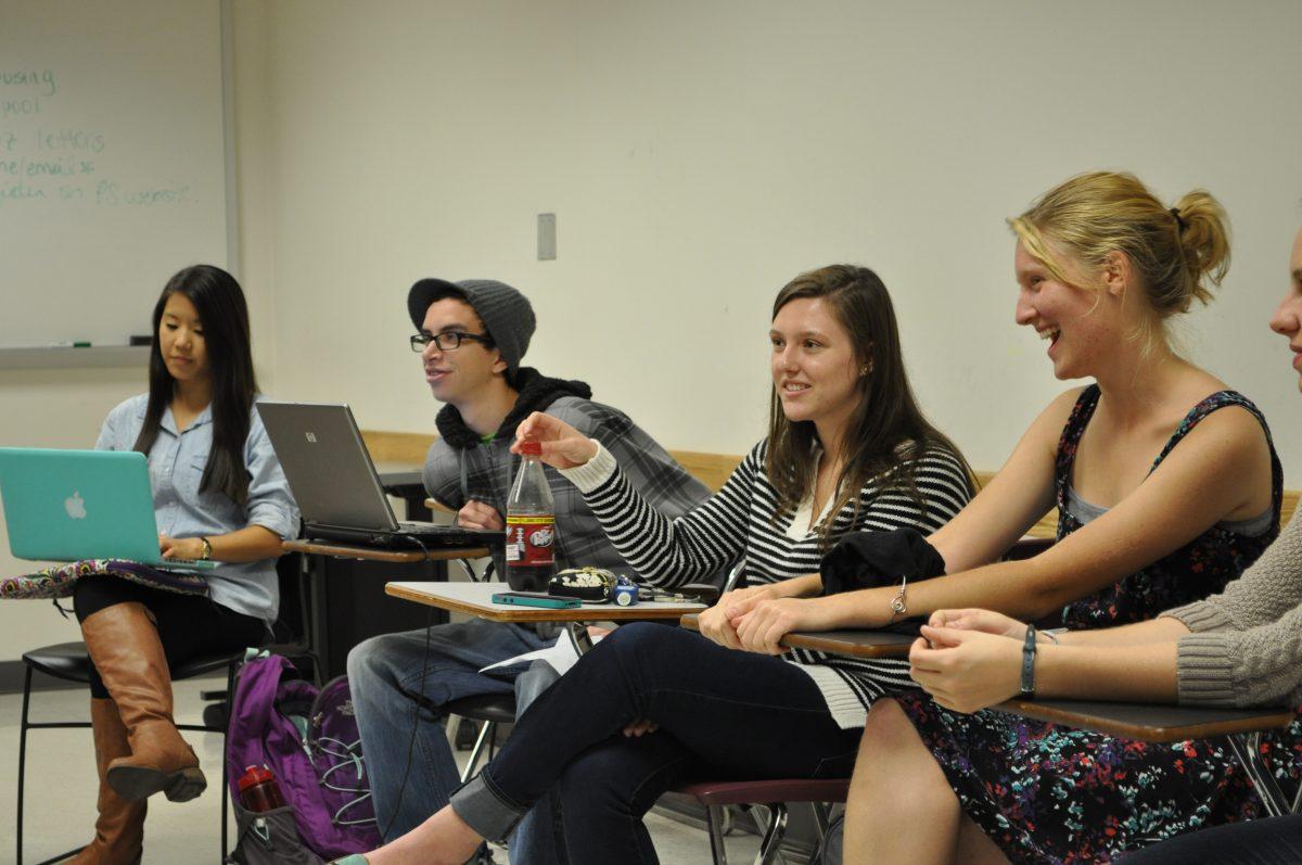 The Fossil Free club met Tuesday, in Daniels Hall.&#160; The members gathered to discuss Power Shift, the largest environmental youth conference in the country. &#160;