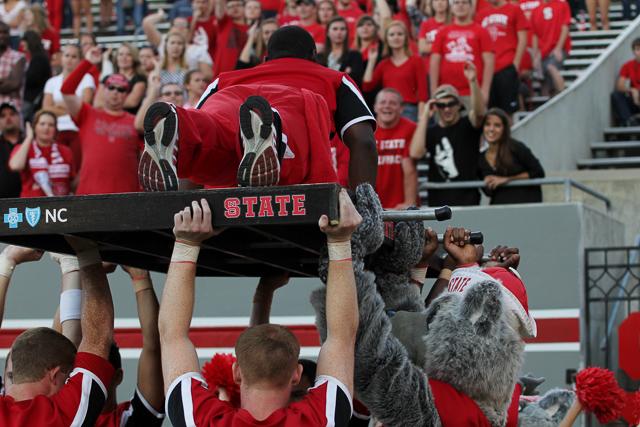 N.C. State defeats Central Michigan 48-14 in Carter-Finley Stadium Saturday, Sept. 28, 2013.