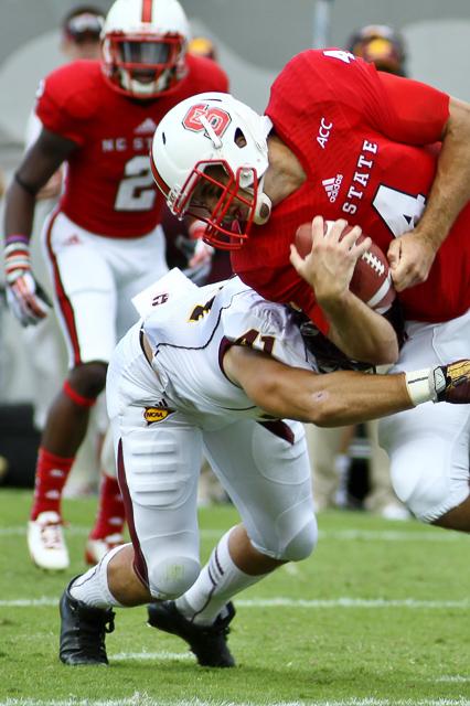 N.C. State defeats Central Michigan 48-14 in Carter-Finley Stadium Saturday, Sept. 28, 2013.