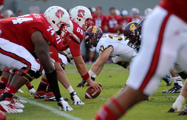 N.C. State defeats Central Michigan 48-14 in Carter-Finley Stadium Saturday, Sept. 28, 2013.