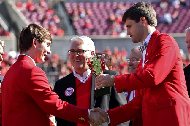 N.C. State falls to rival North Carolina at Carter-Finley Stadium Saturday, Nov. 2, 2013. The Tar Heels defeated the Wolfpack 27-19.