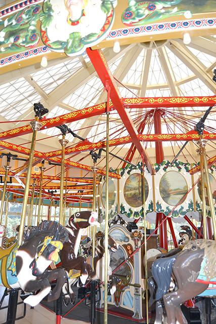The carousel house was restored as part of the Chavis Heights restoration project and cost about $2 million.&#160;