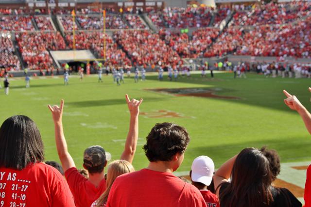 N.C. State falls to rival North Carolina at Carter-Finley Stadium Saturday, Nov. 2, 2013. The Tar Heels defeated the Wolfpack 27-19.
