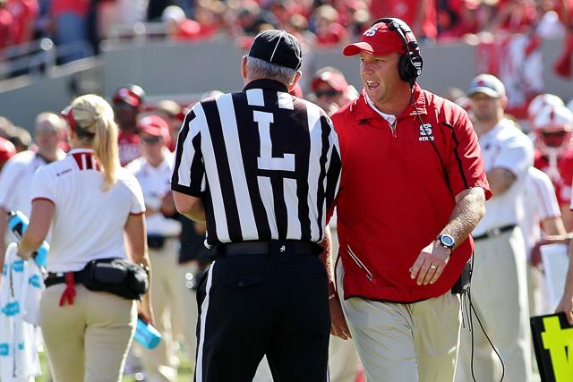 N.C. State falls to rival North Carolina at Carter-Finley Stadium Saturday, Nov. 2, 2013. The Tar Heels defeated the Wolfpack 27-19.