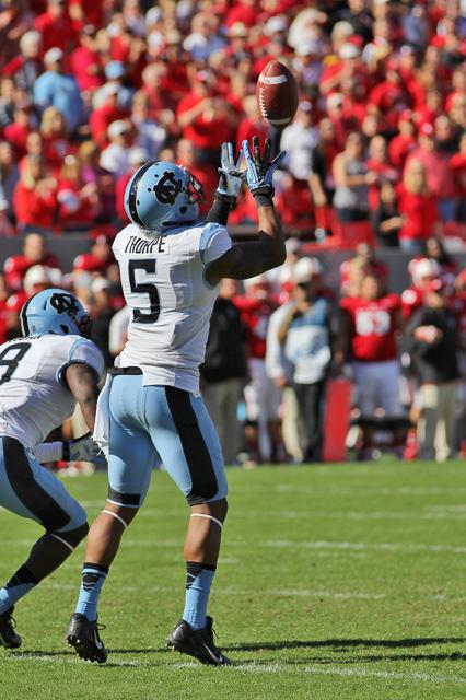 N.C. State falls to rival North Carolina at Carter-Finley Stadium Saturday, Nov. 2, 2013. The Tar Heels defeated the Wolfpack 27-19.