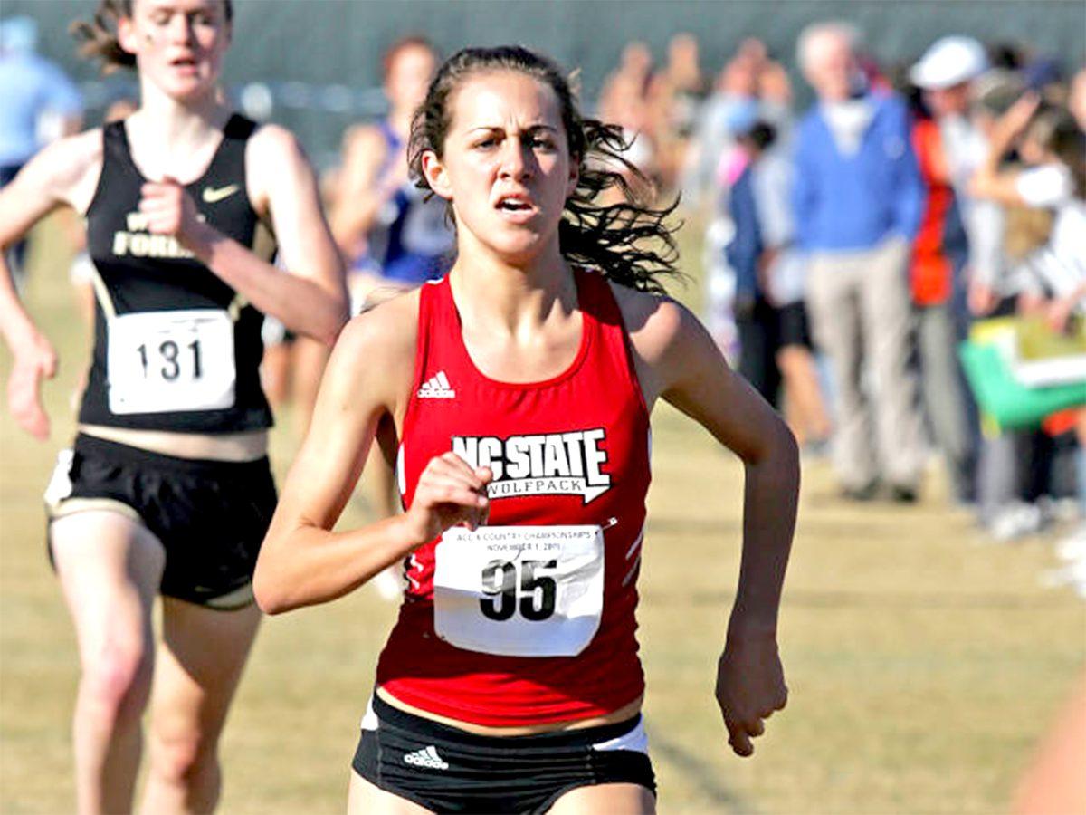 Redshirt senior Emily Pritt participates in the 2009 ACC Cross Country Championships. Pritt placed 71st overall, sixth on the team, in her first competition back from injury. She placed 34th overall, second on the team, in the 2013 ACC Cross Country Championships on Friday.
